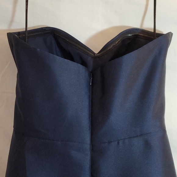 Alfred Sung Strapless Satin Twill Dress - Picture 5 of 8